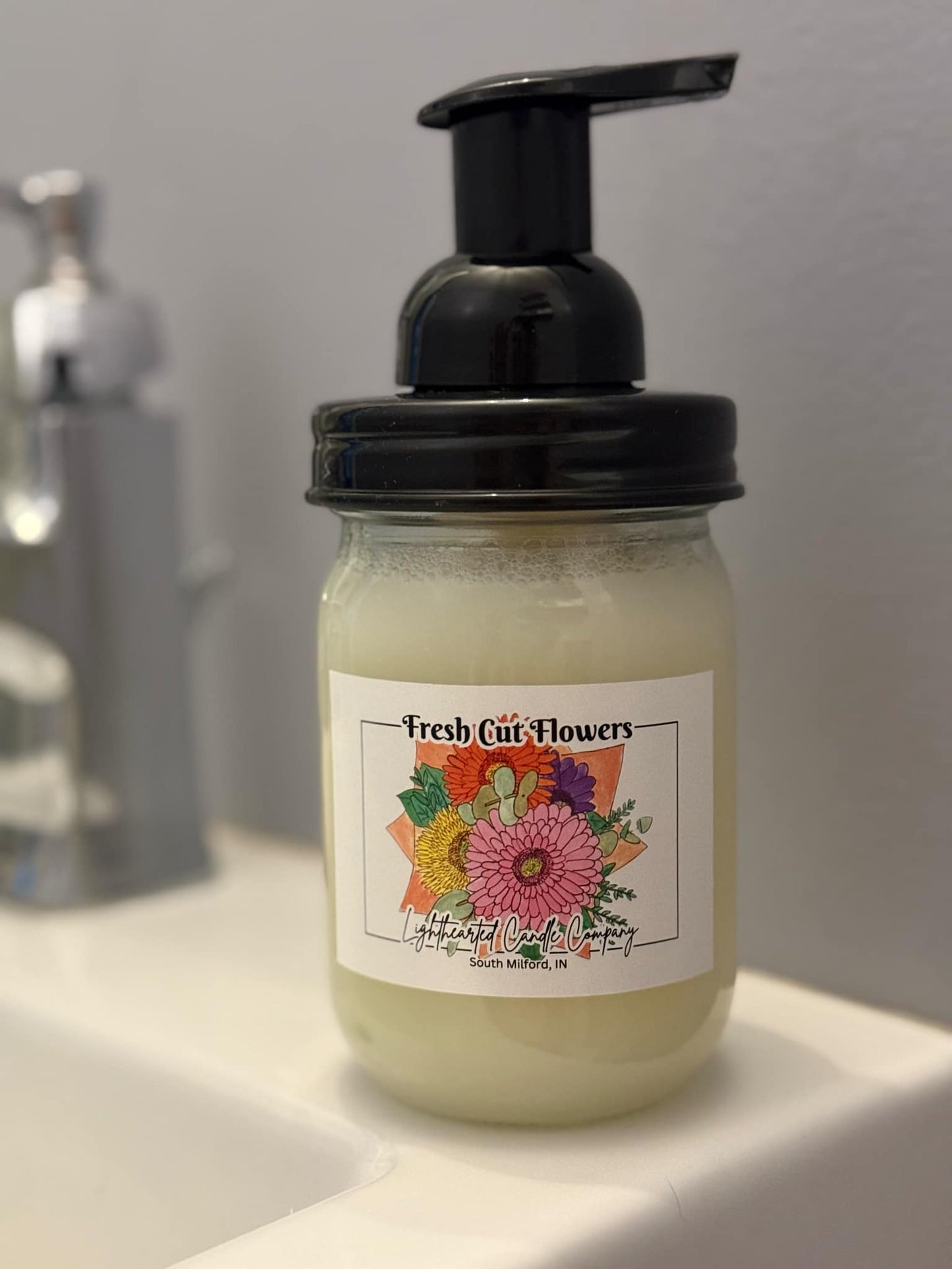 Fresh Cut Flowers Foaming Soap