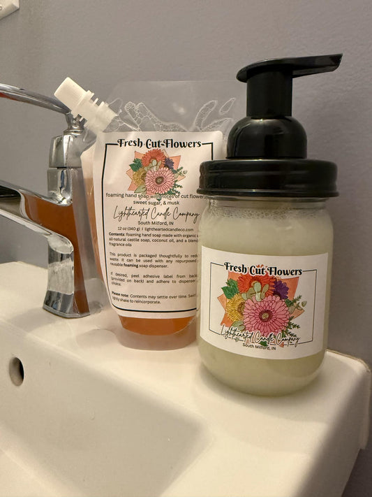 Fresh Cut Flowers Foaming Soap