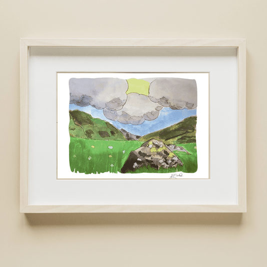 Highland Rains Art Print