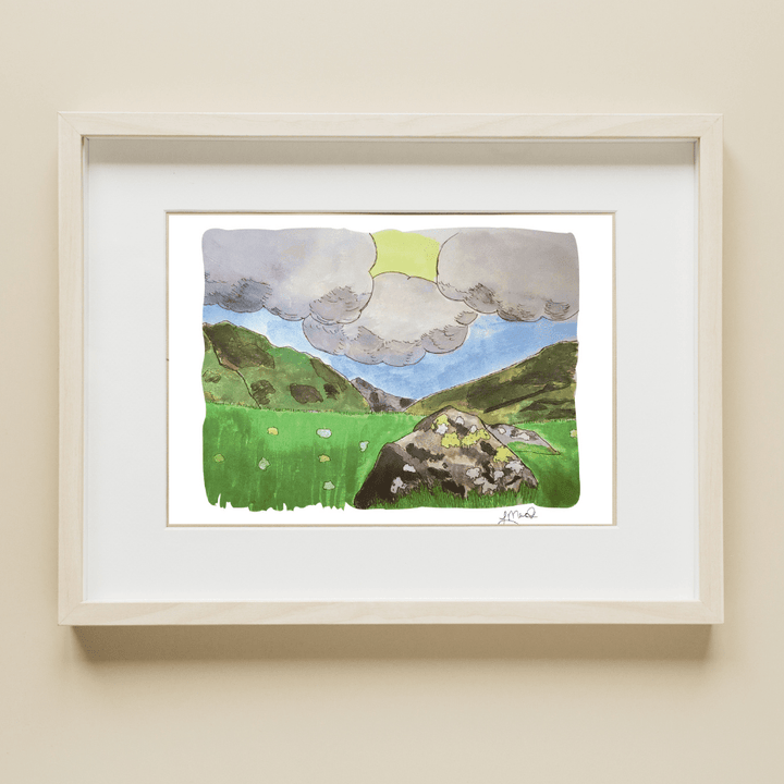 Highland Rains Art Print