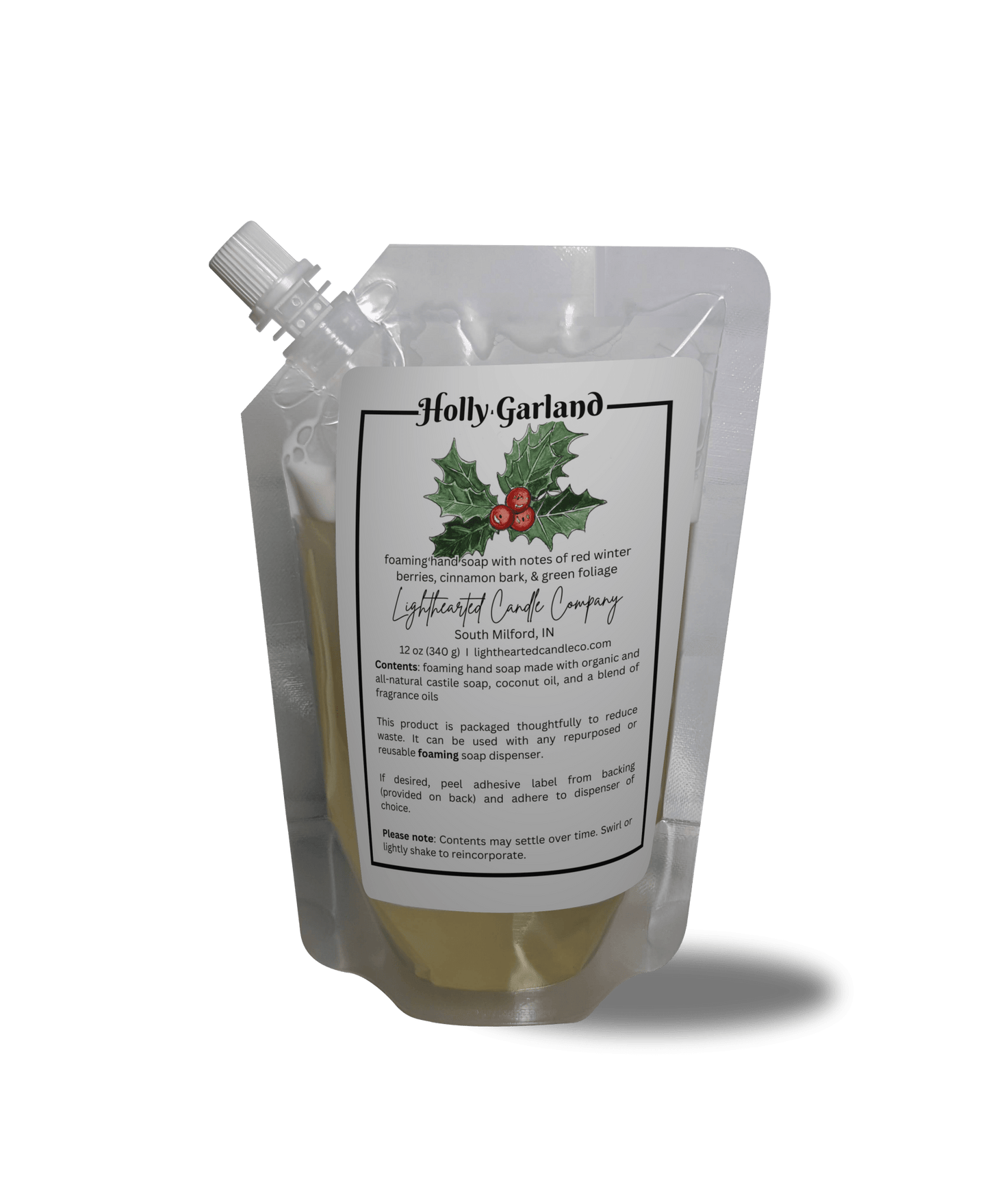 Holly Garland Soap (Refill)