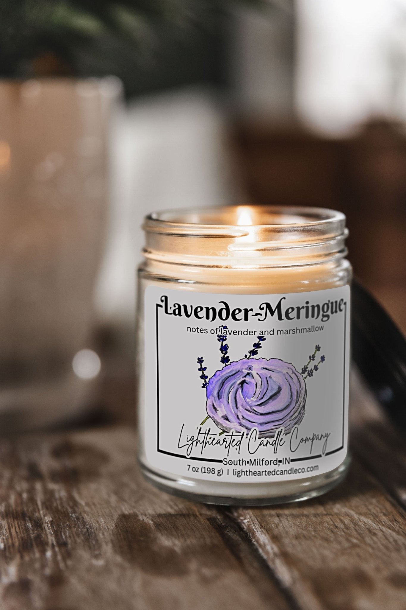 Lavender Meringue Candle