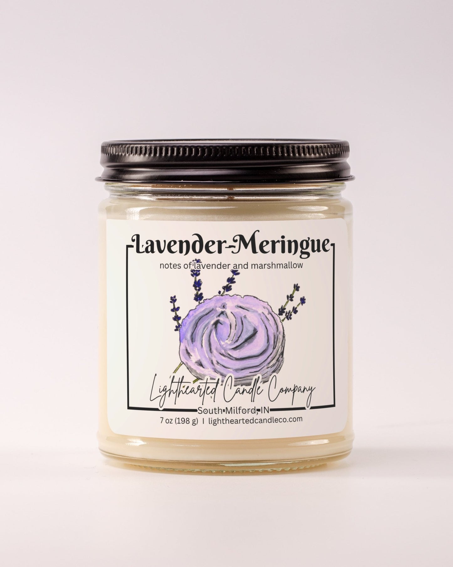 Lavender Meringue Candle