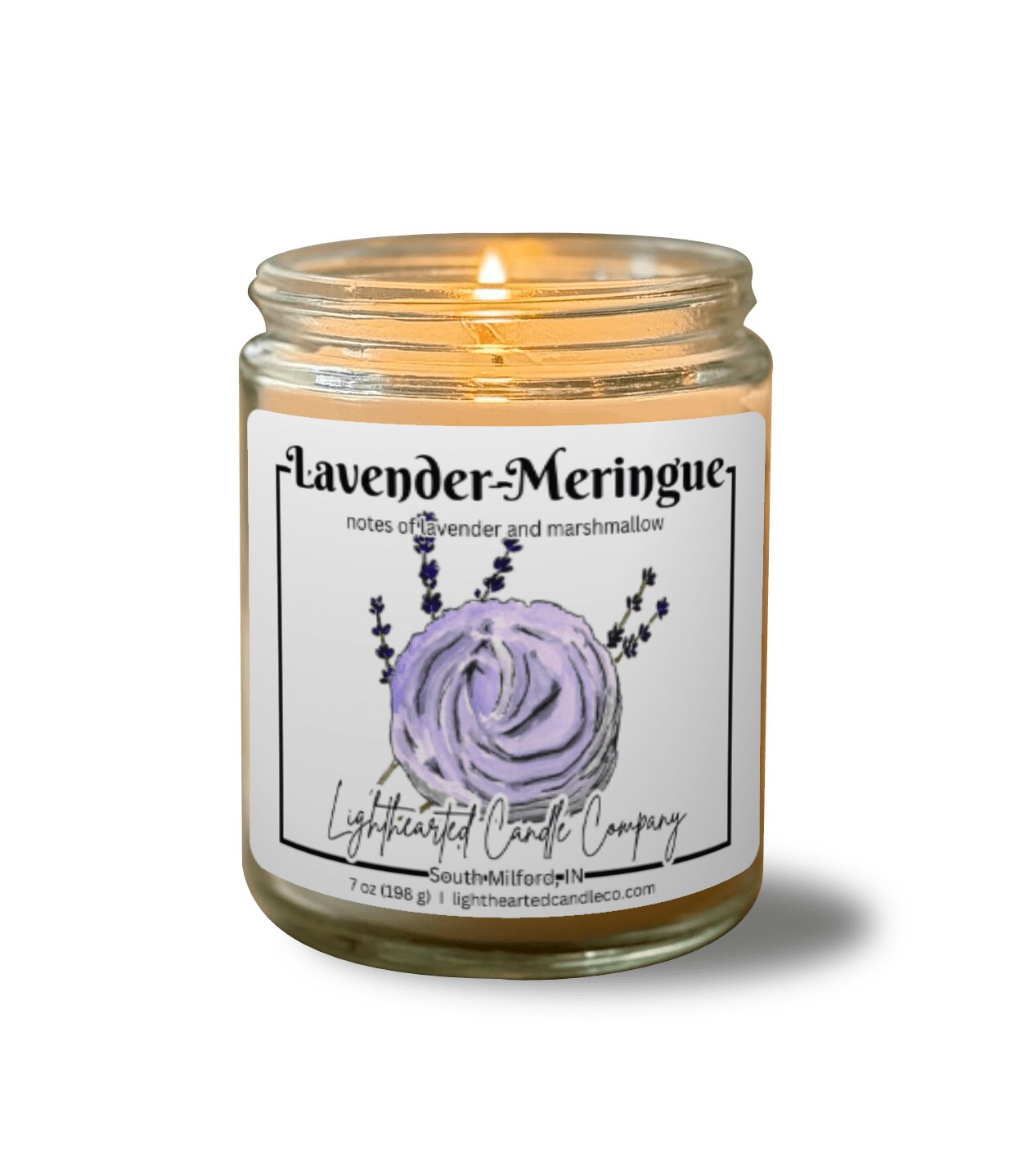 Lavender Meringue Candle