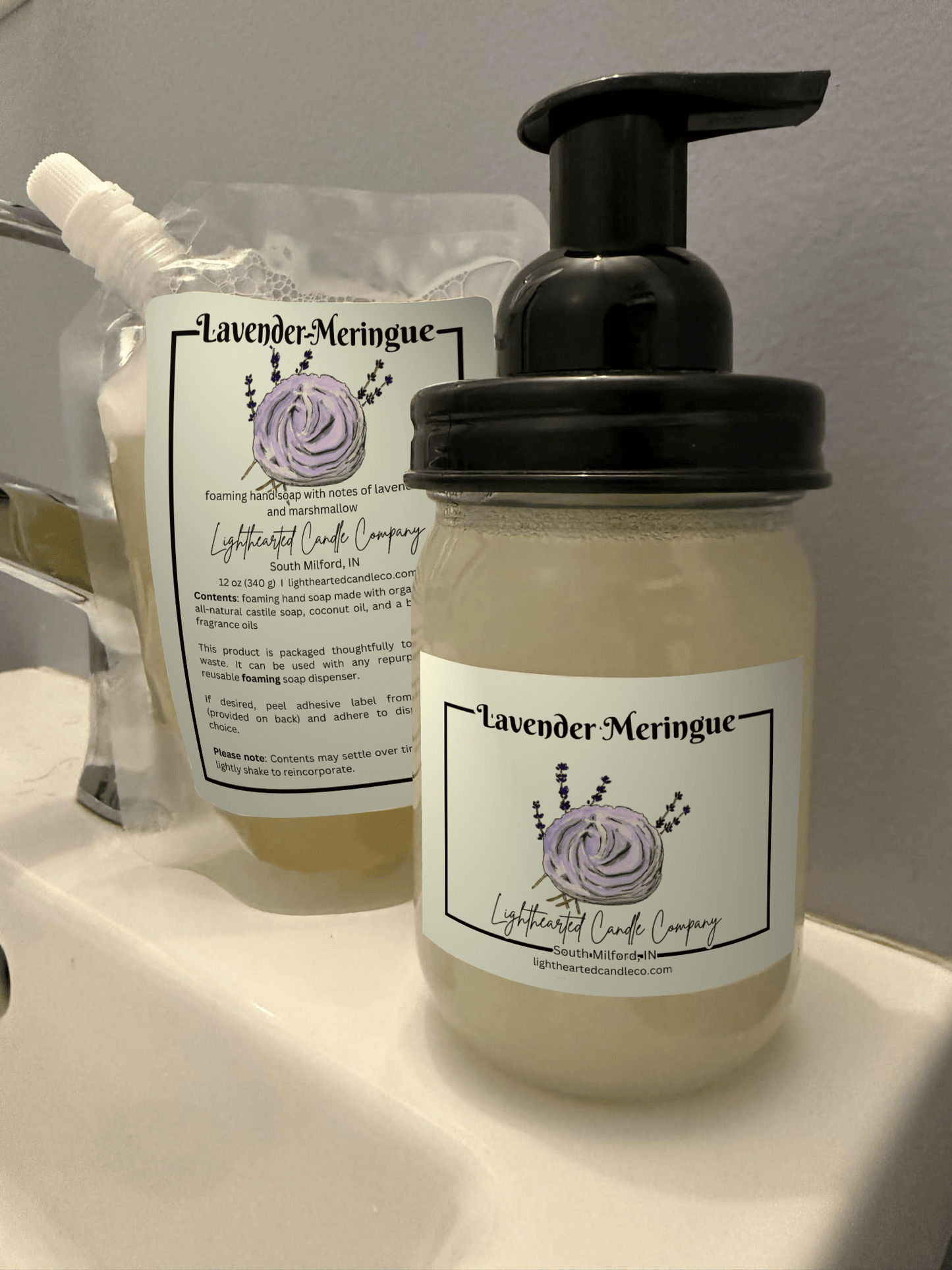 Lavender Meringue Foaming Soap (Refill)