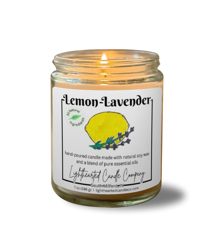 Lemon Lavender Essential Oil Candle
