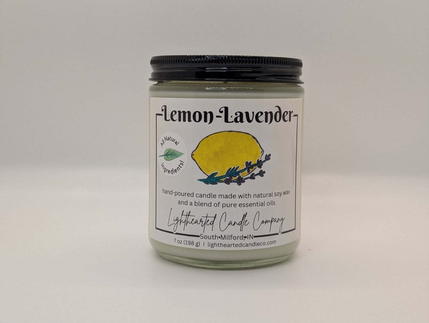 Lemon Lavender Essential Oil Candle