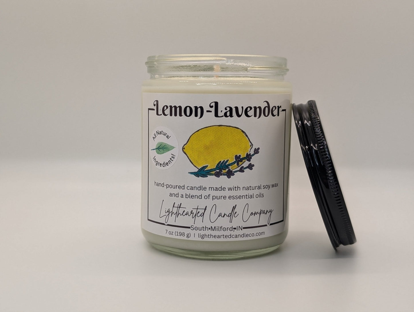 Lemon Lavender Essential Oil Candle