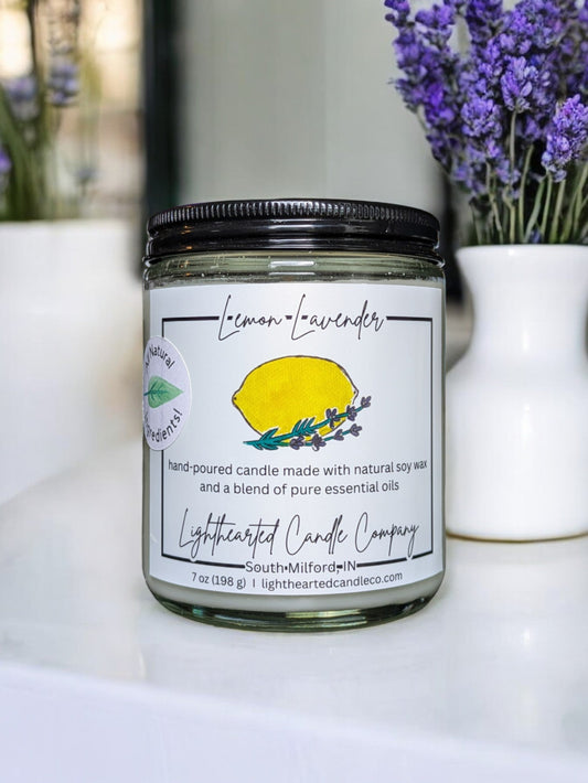 Lemon Lavender Essential Oil Candle