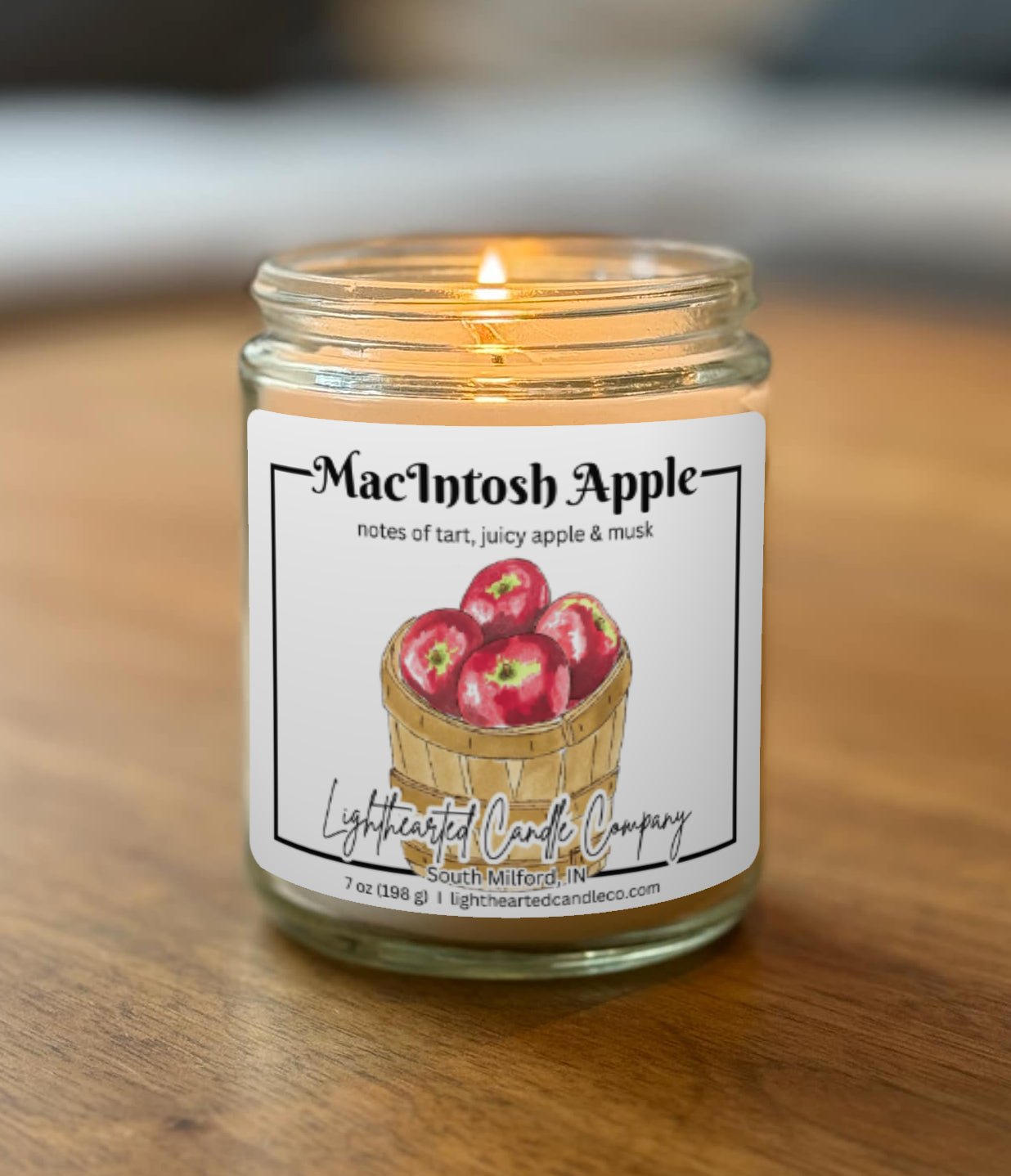 MacIntosh Apple Candle