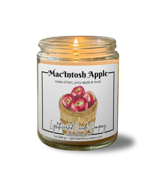 MacIntosh Apple Candle
