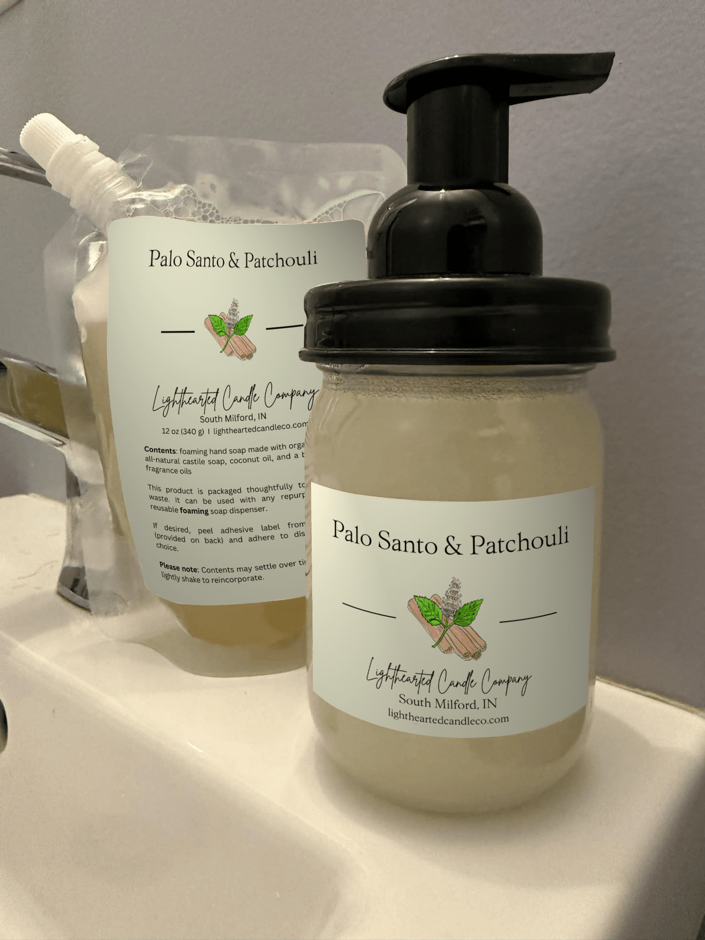 Palo Santo & Patchouli Soap (Refill)