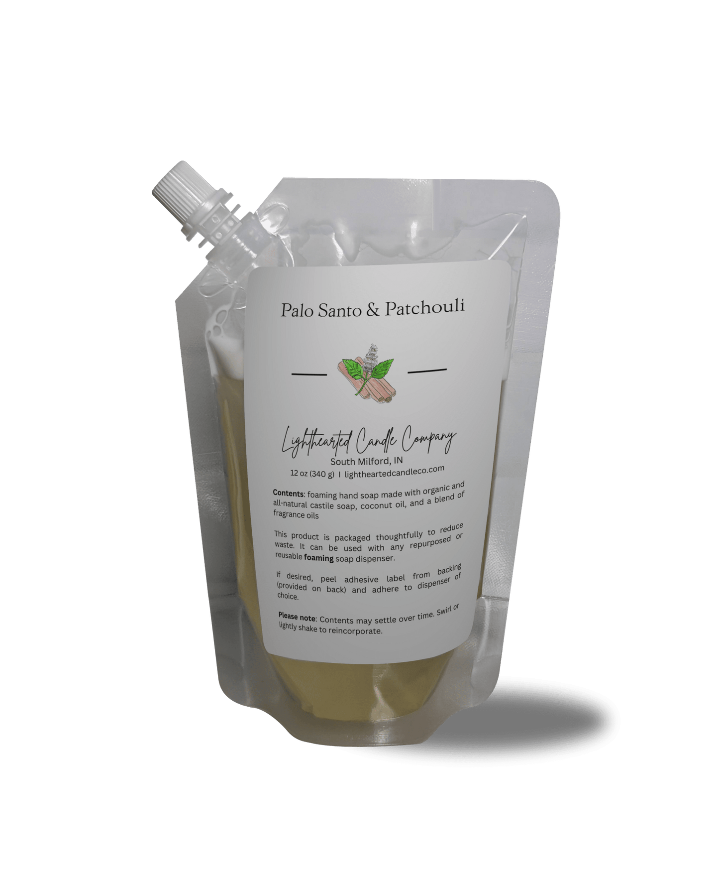 Palo Santo & Patchouli Soap (Refill)