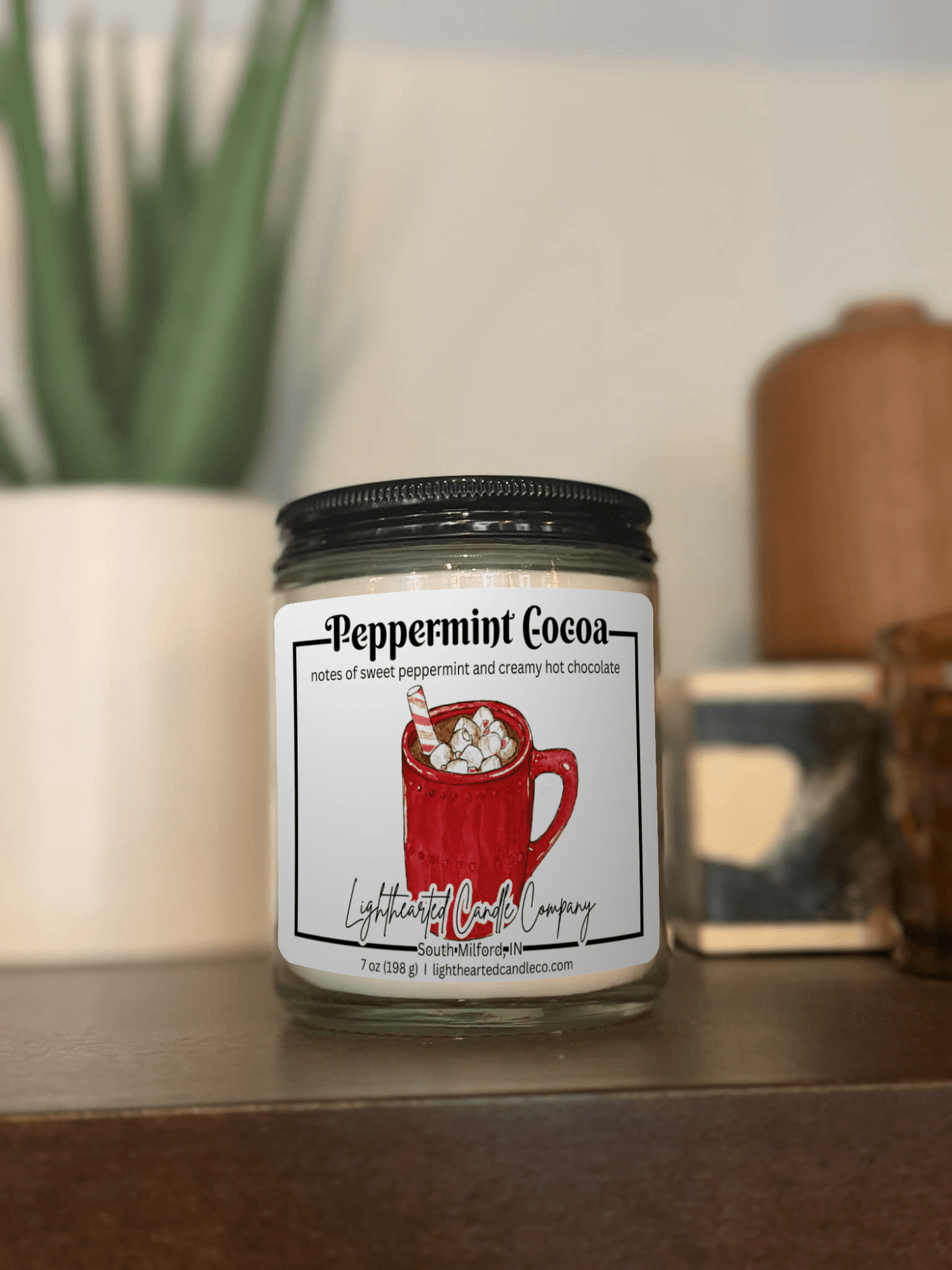 Peppermint Cocoa Candle