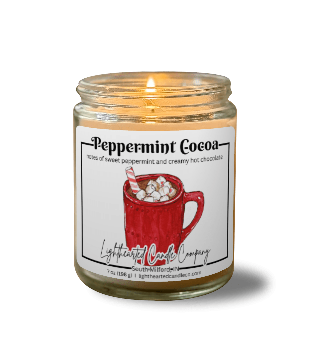 Peppermint Cocoa Candle