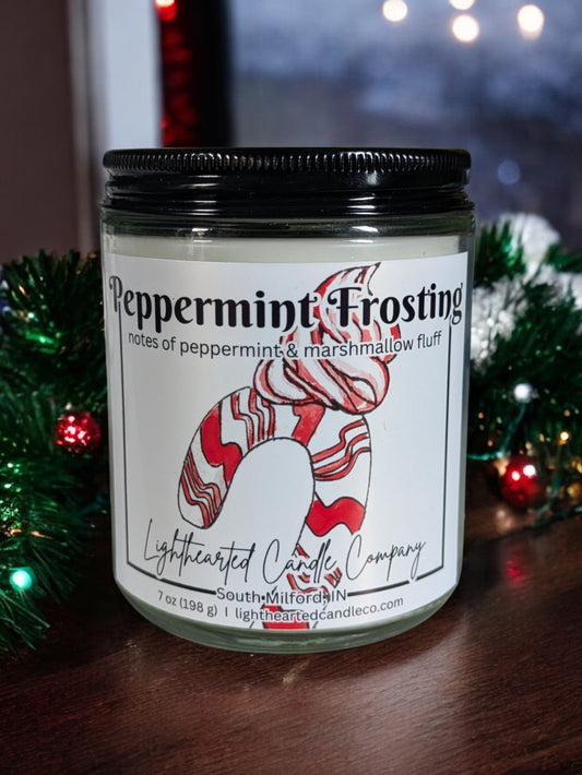 Peppermint Frosting Candle