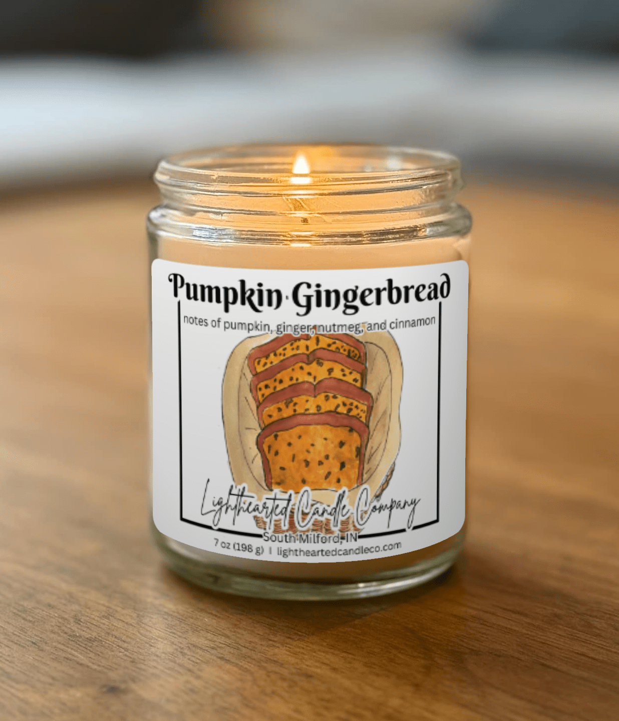 Pumpkin Gingerbread Candle