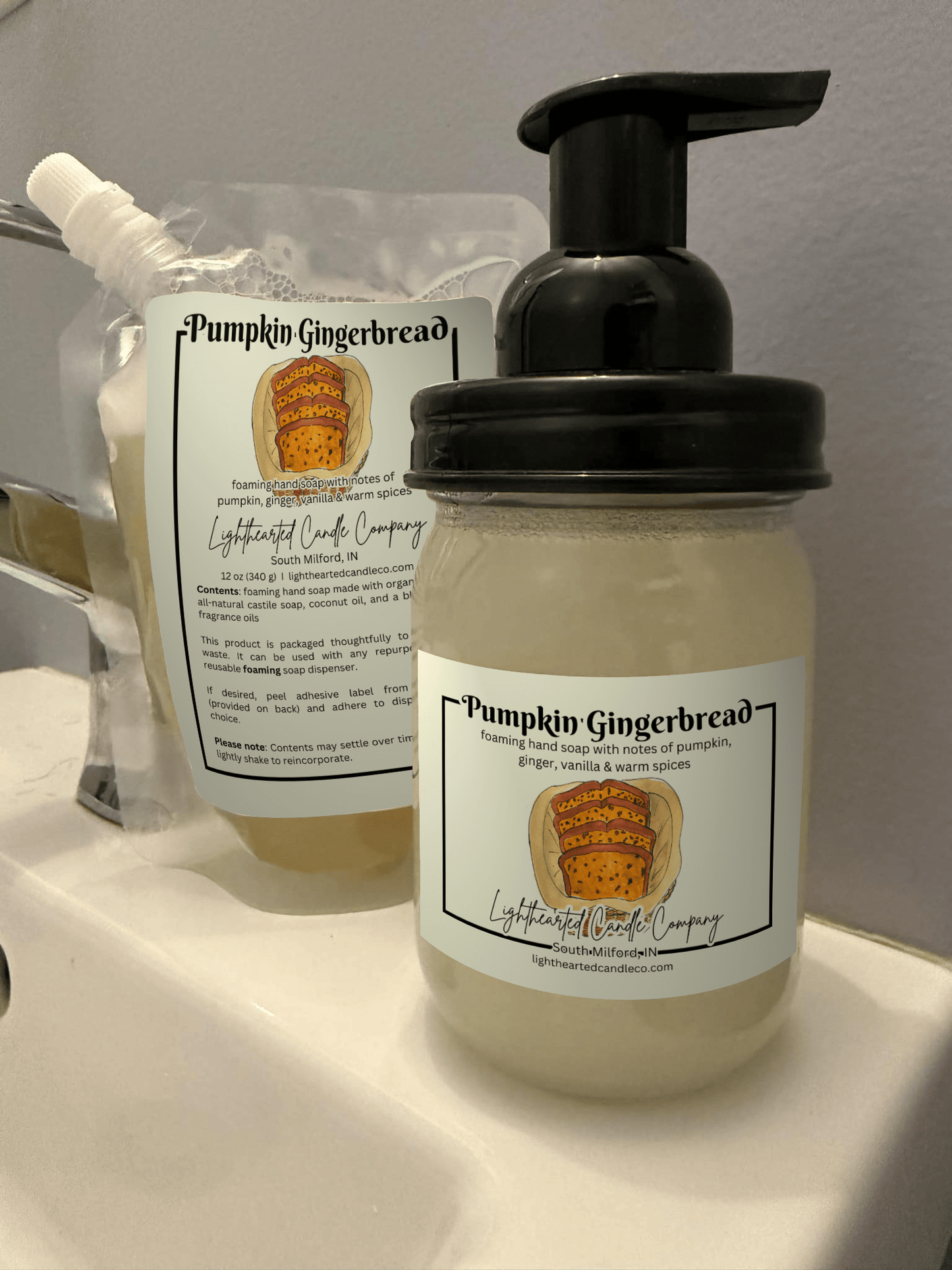 Pumpkin Gingerbread Foaming Soap
