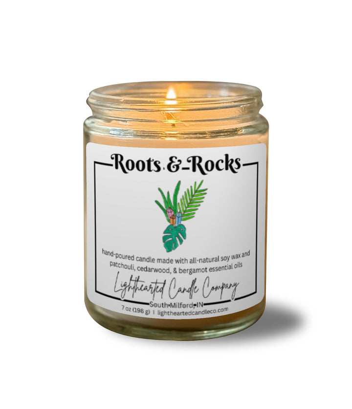 Roots & Rocks Essential Oil Candle