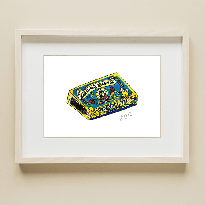 Sardines Tin Art Print