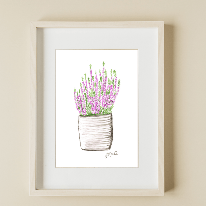 Scottish Heather Art Print