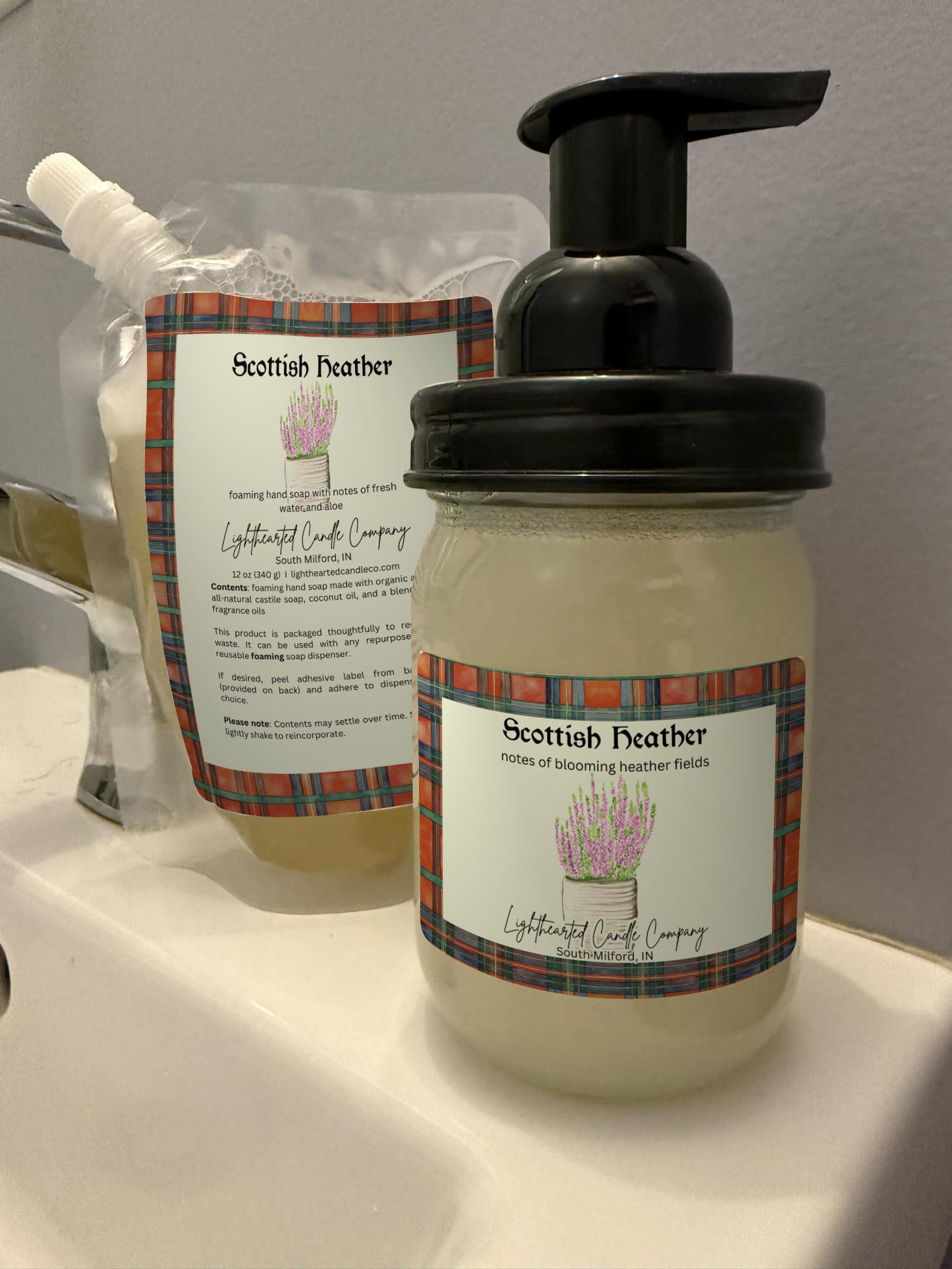 Scottish Heather Foaming Soap (Refill)