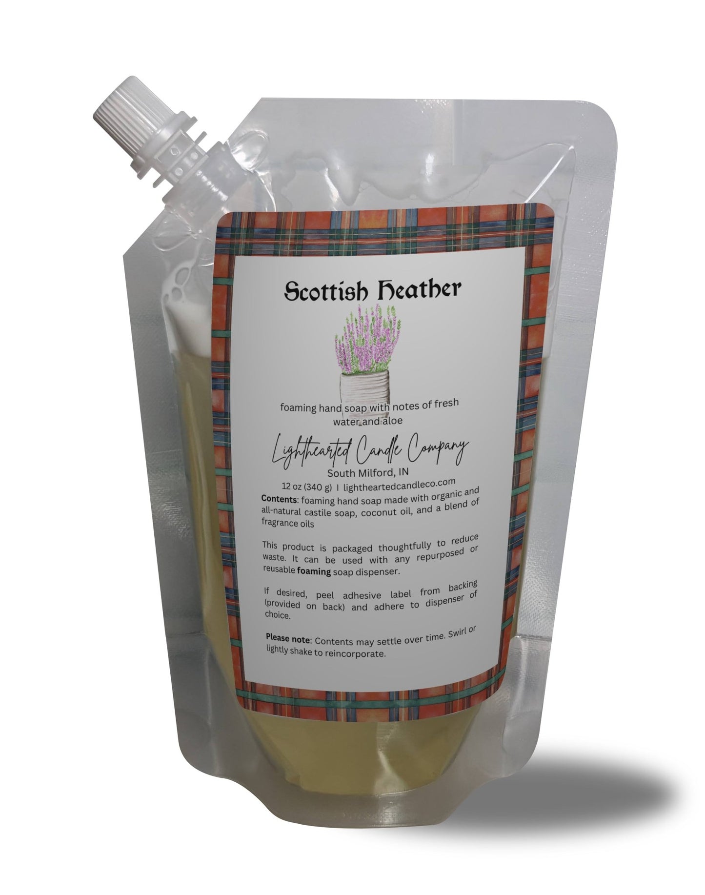 Scottish Heather Foaming Soap (Refill)