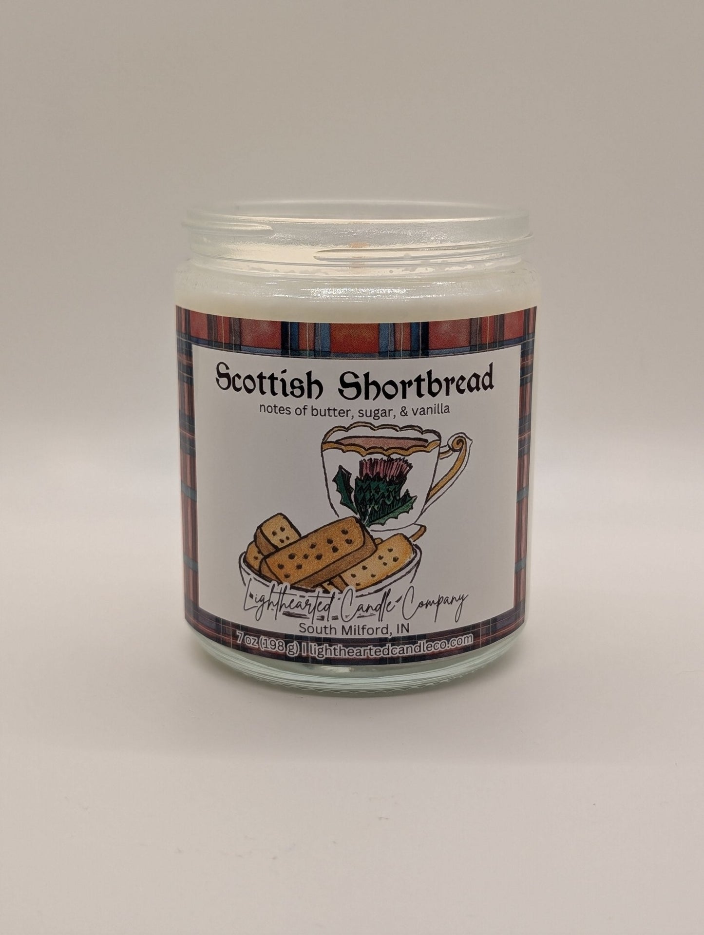 Scottish Shortbread Candle