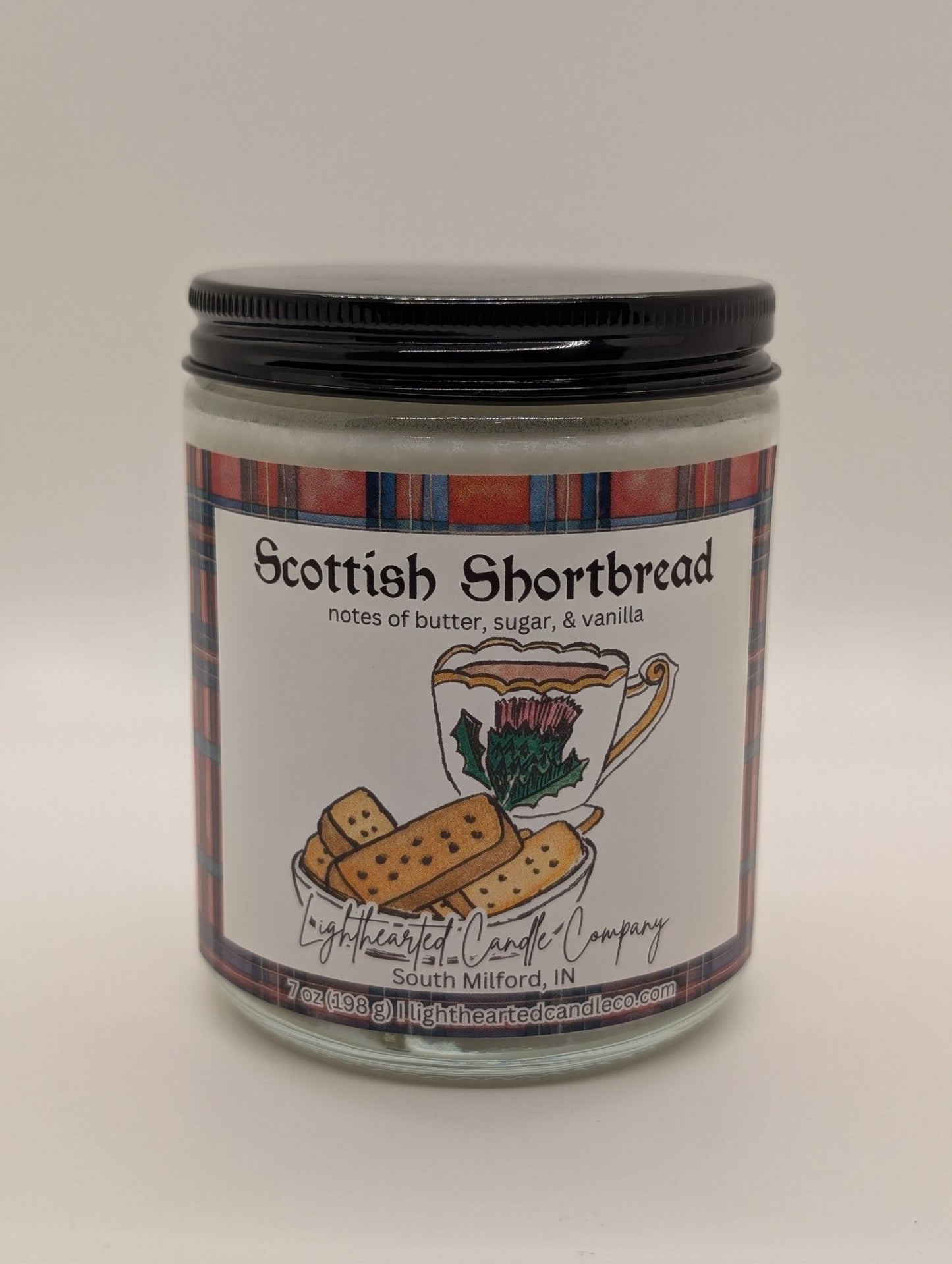 Scottish Shortbread Candle