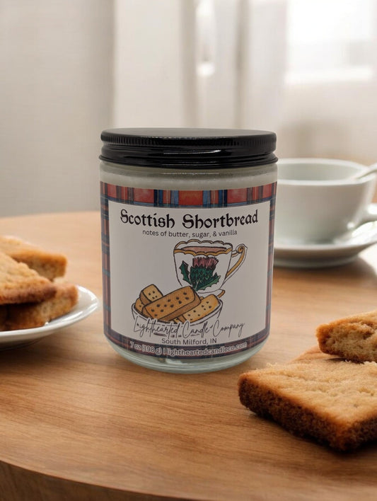 Scottish Shortbread Candle