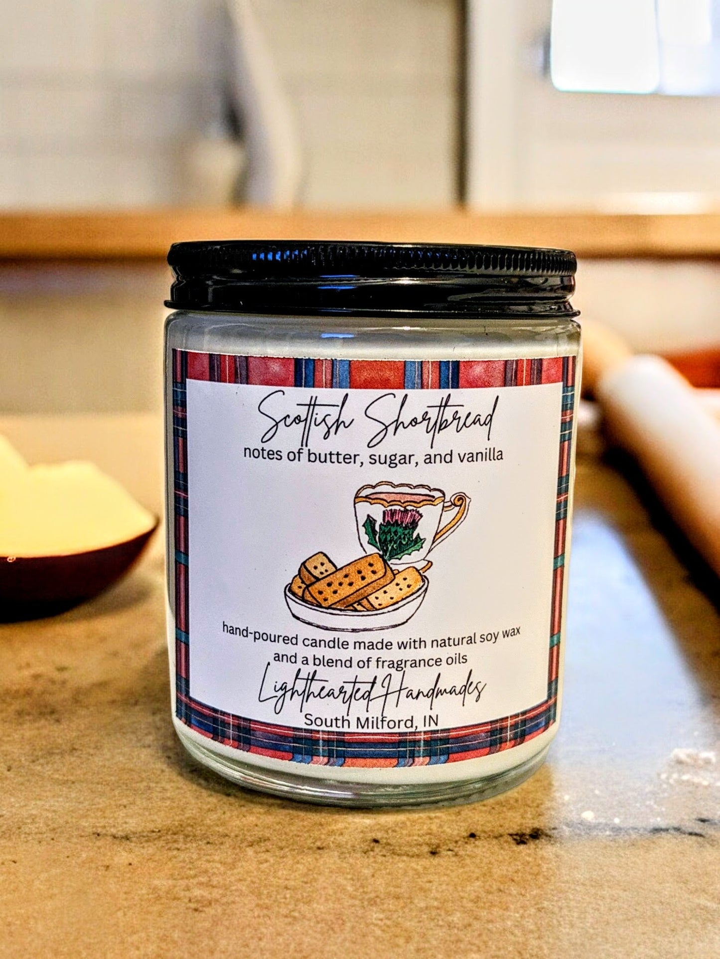 Scottish Shortbread - Candle