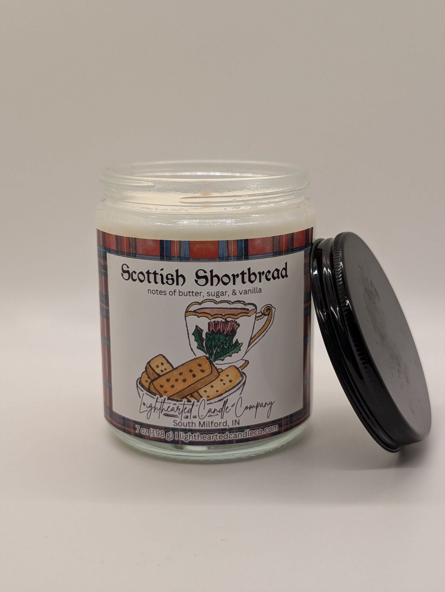 Scottish Shortbread Candle