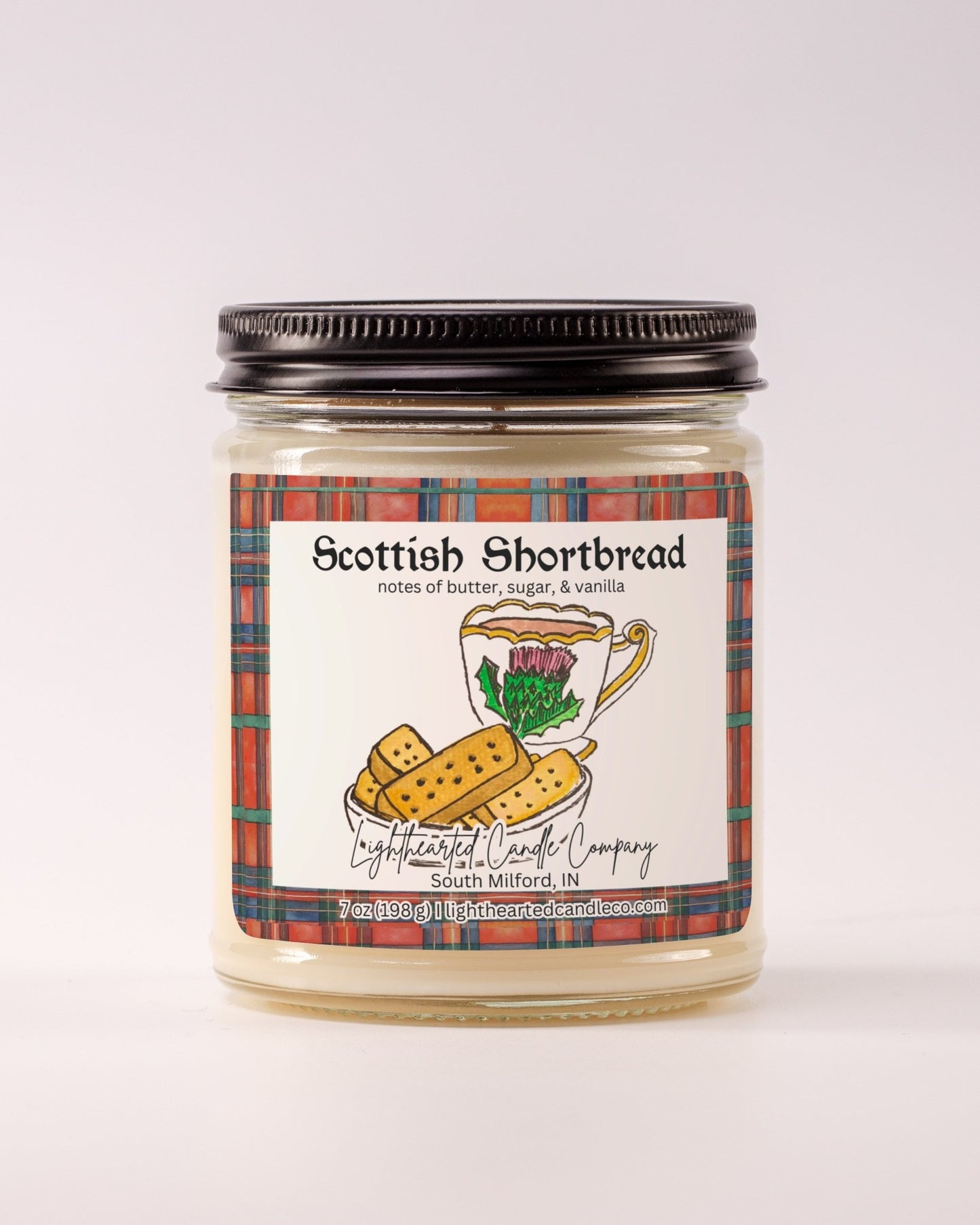 Scottish Shortbread Candle