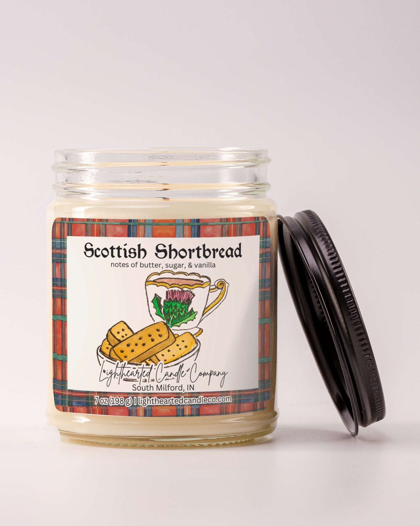 Scottish Shortbread Candle