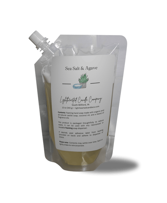Sea Salt & Agave Foaming Soap (Refill)
