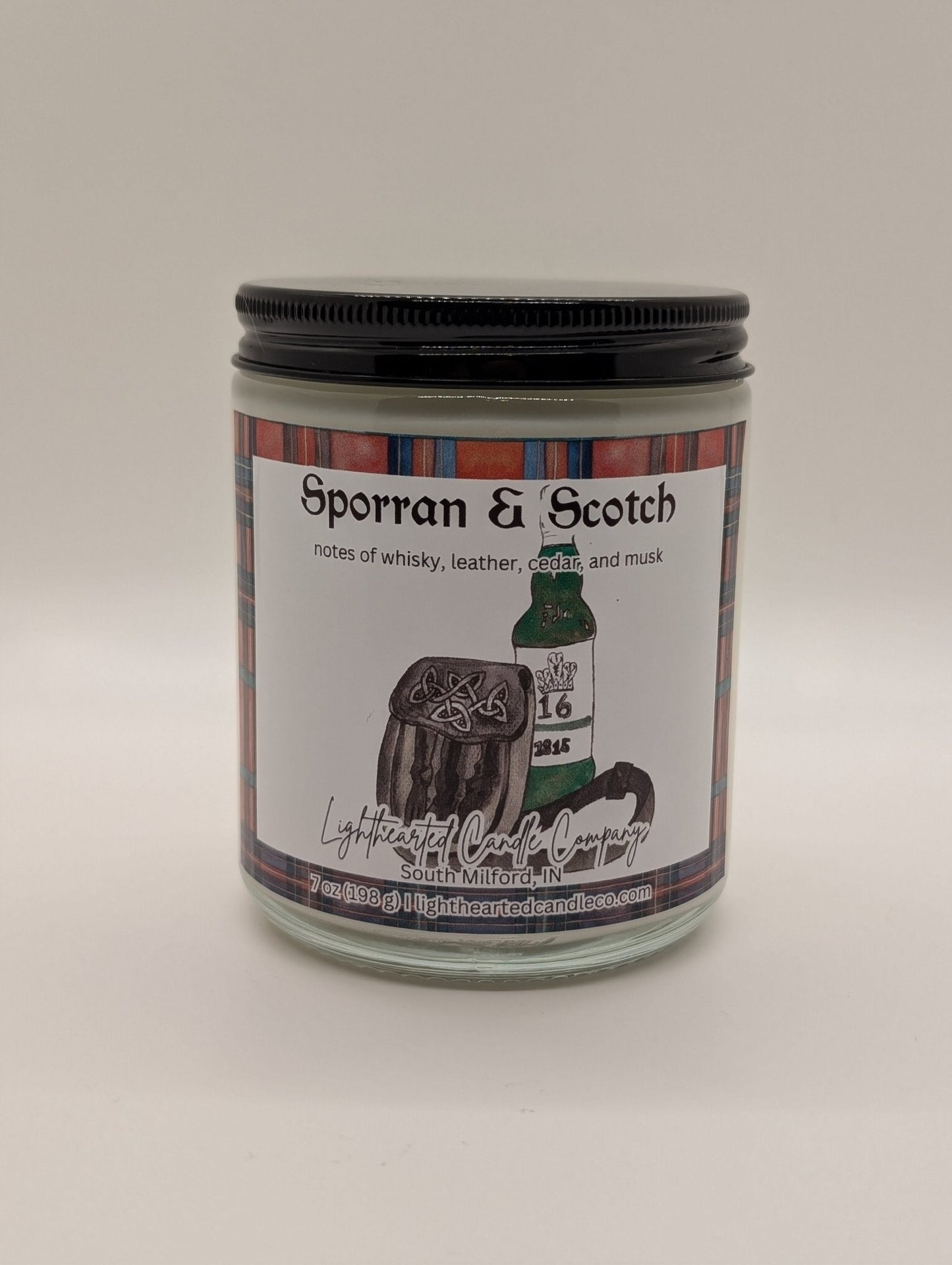 Sporran & Scotch Candle