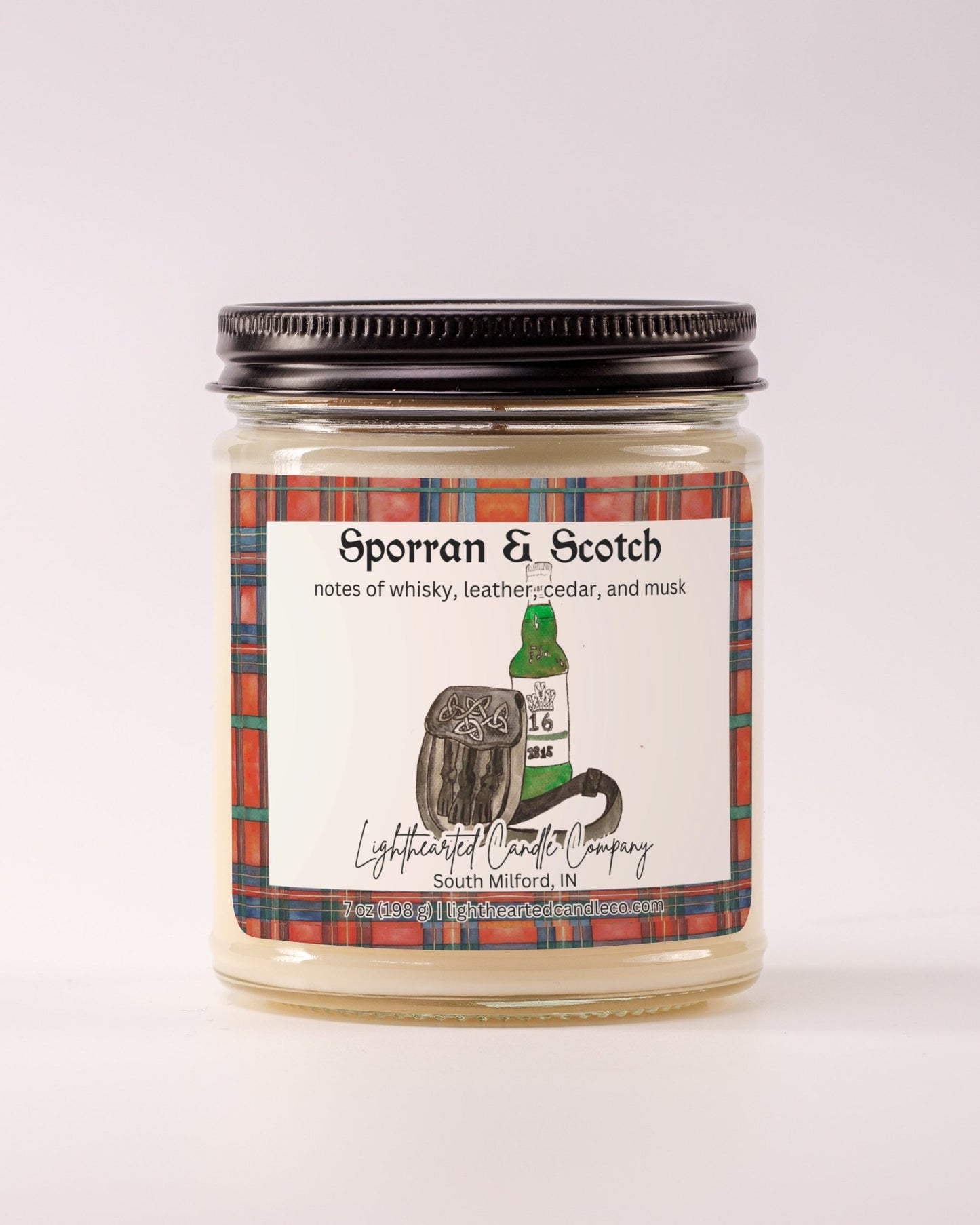 Sporran & Scotch Candle