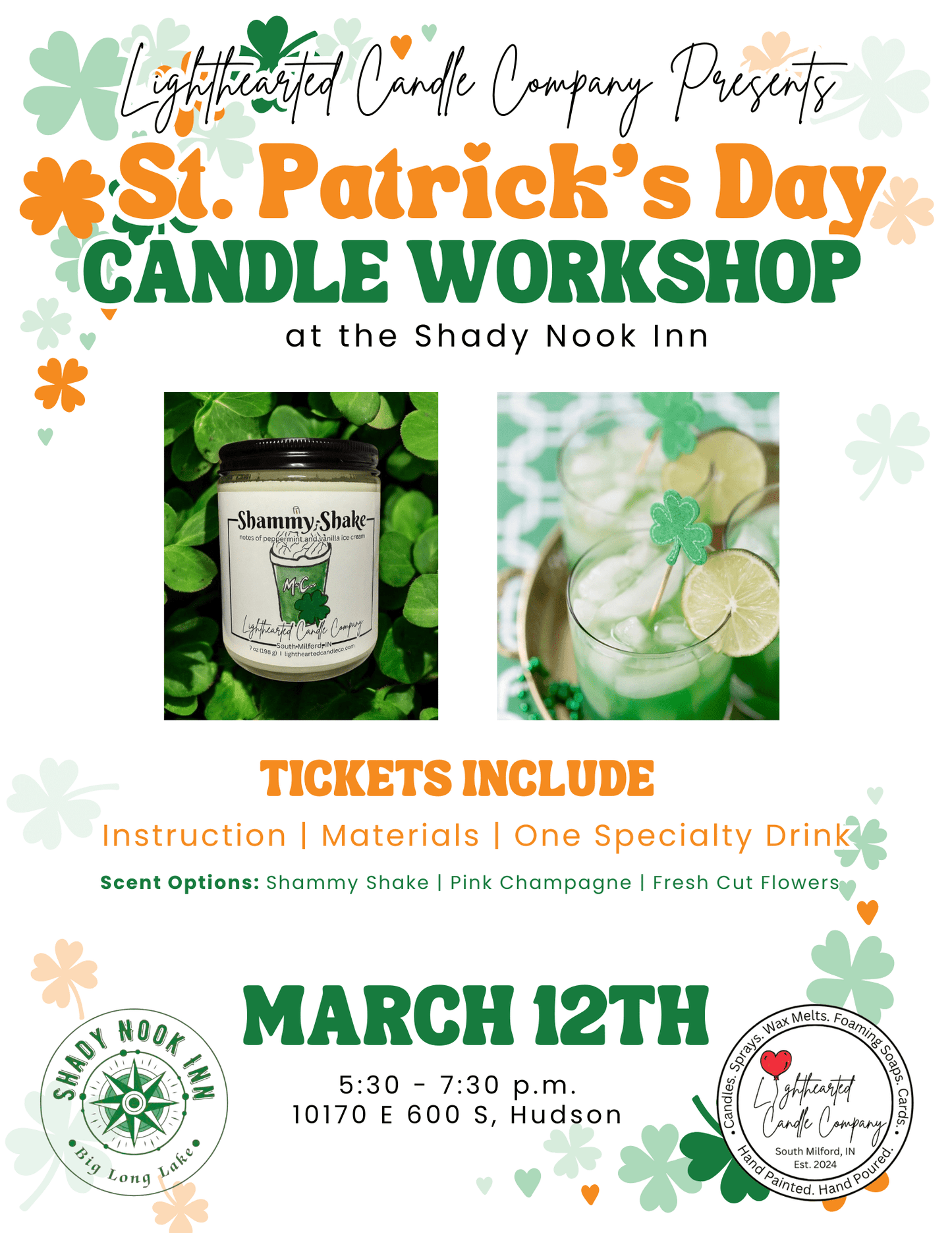 St. Patrick's Day Workshop at the Shady Nook