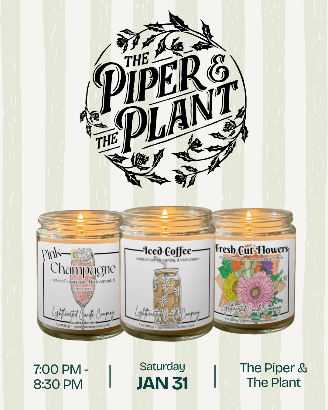 The Piper & the Plant Workshop
