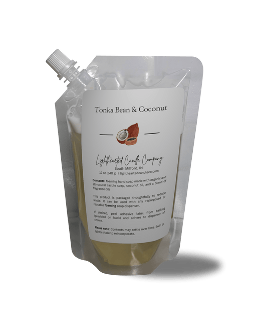 Tonka Bean & Coconut Foaming Soap