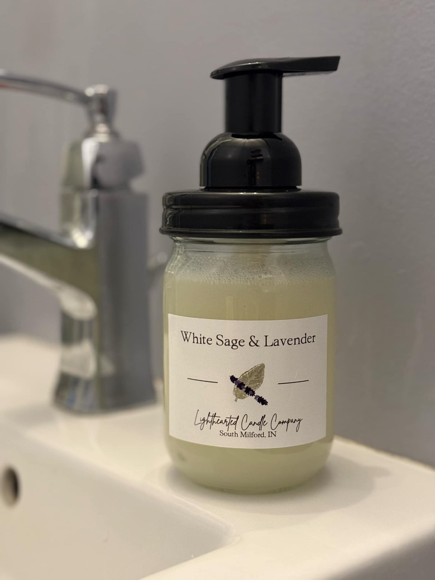 White Sage & Lavender Foaming Soap