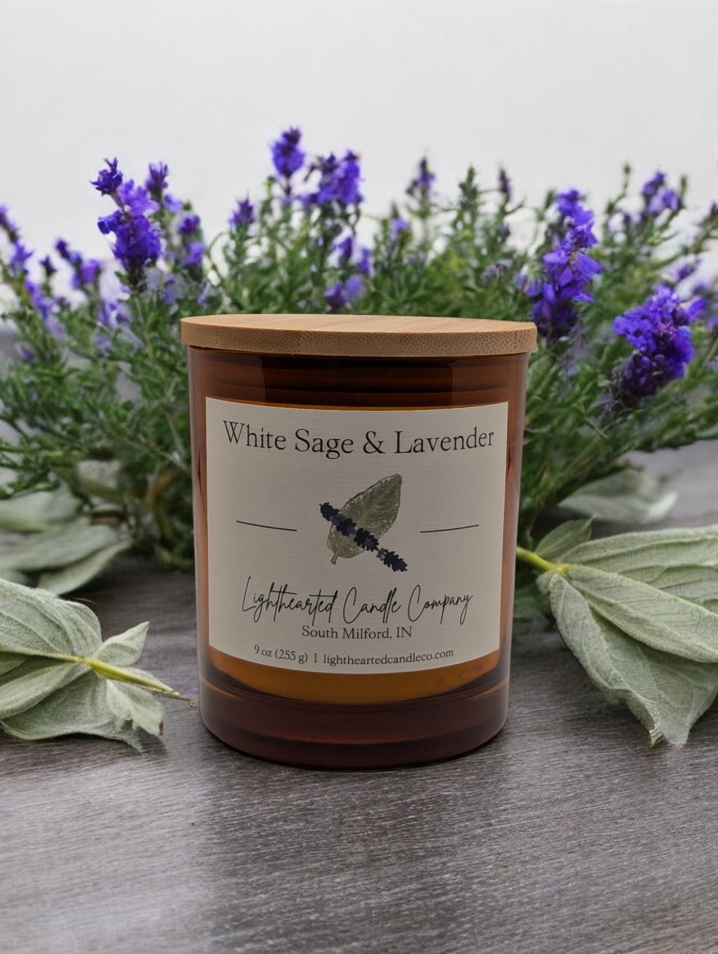 White Sage & Lavender Candle